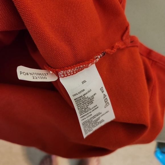 Nautica Men's Orange Polo Shirt - Picture 6 of 6